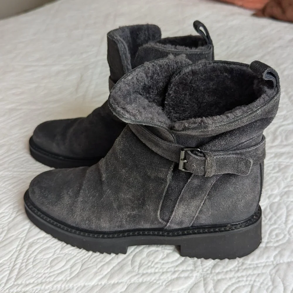 Vince Shearling Boots size 6 NWOT - Picture 2 of 12